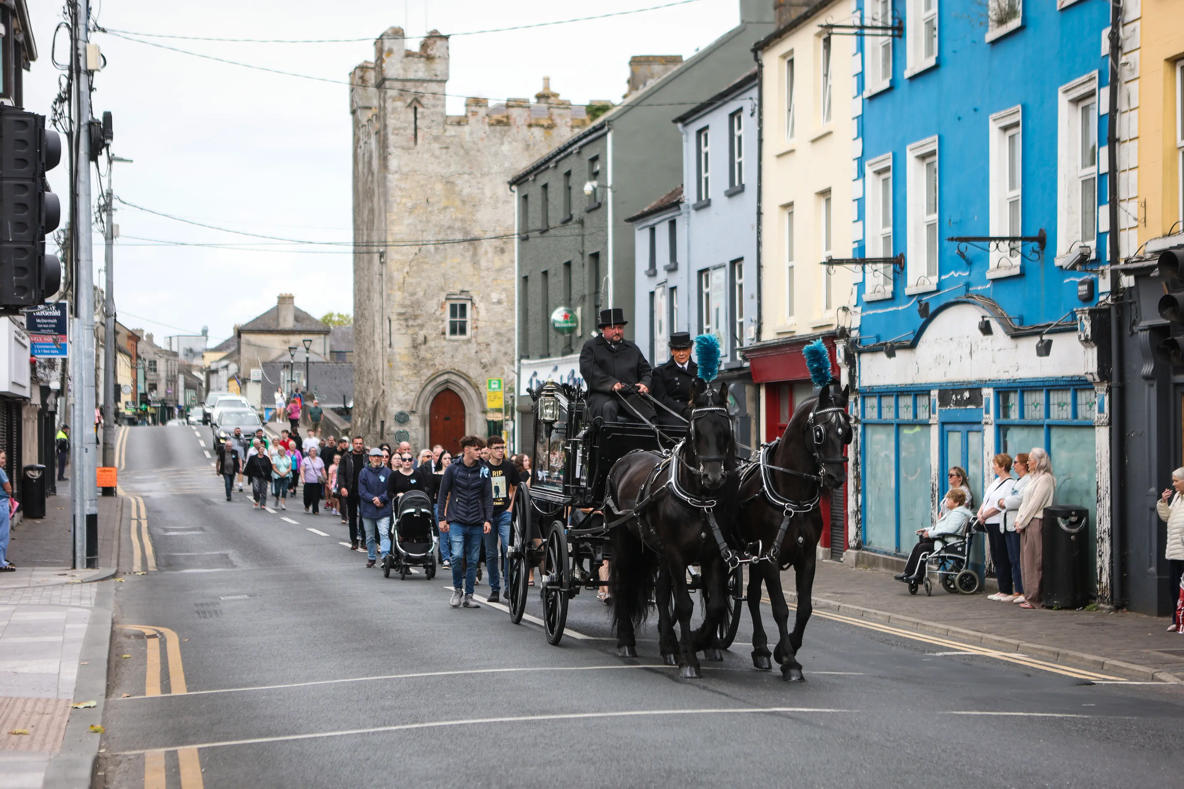 Jack Kennedy’s funeral took place today (Evan Treacy/PA Wire)