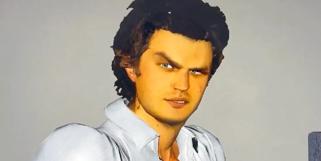 The eerie animation showed fan favourite Steve.