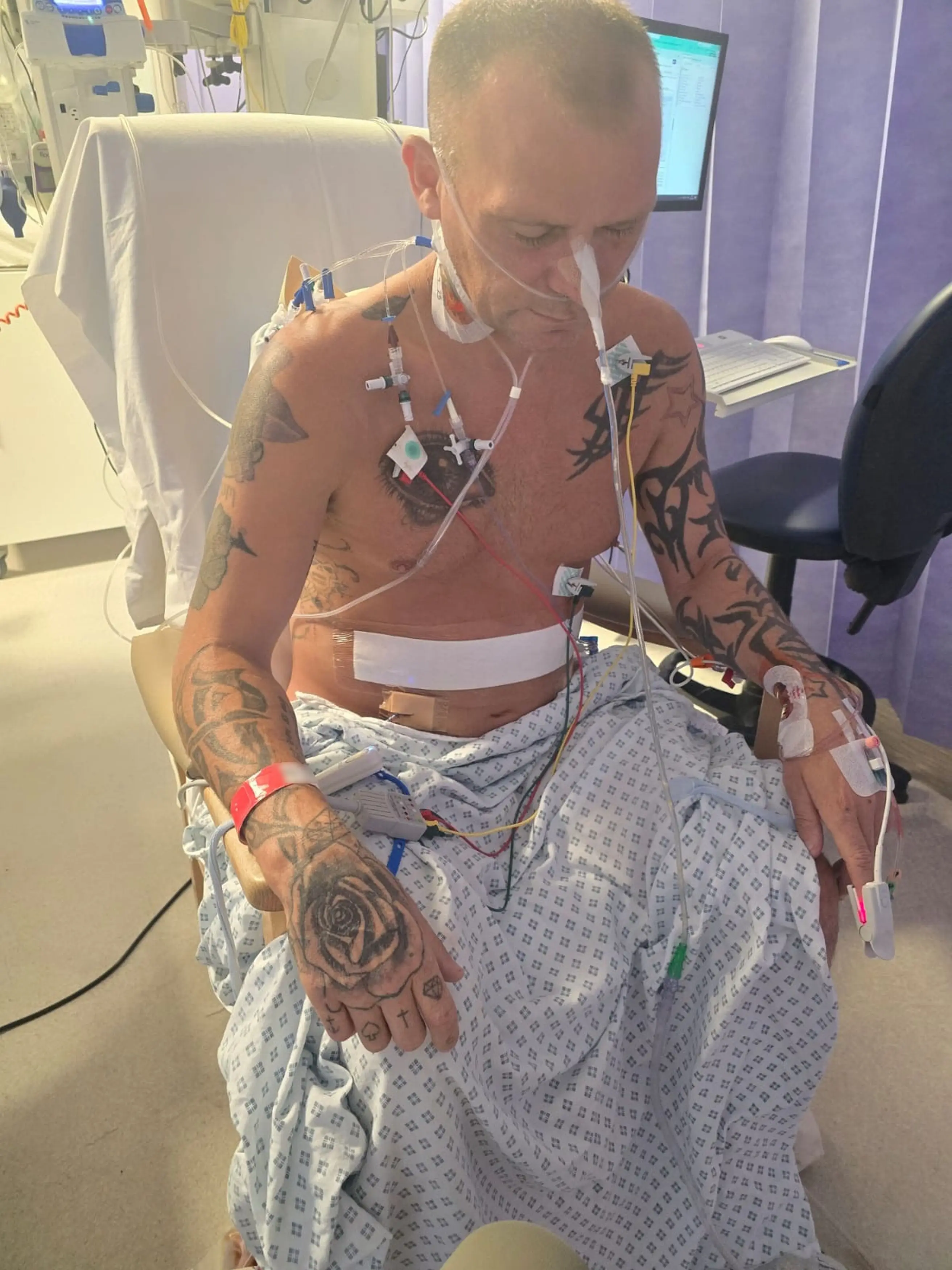 The dad-of-two said he feared for his life (Kennedy News and Media)