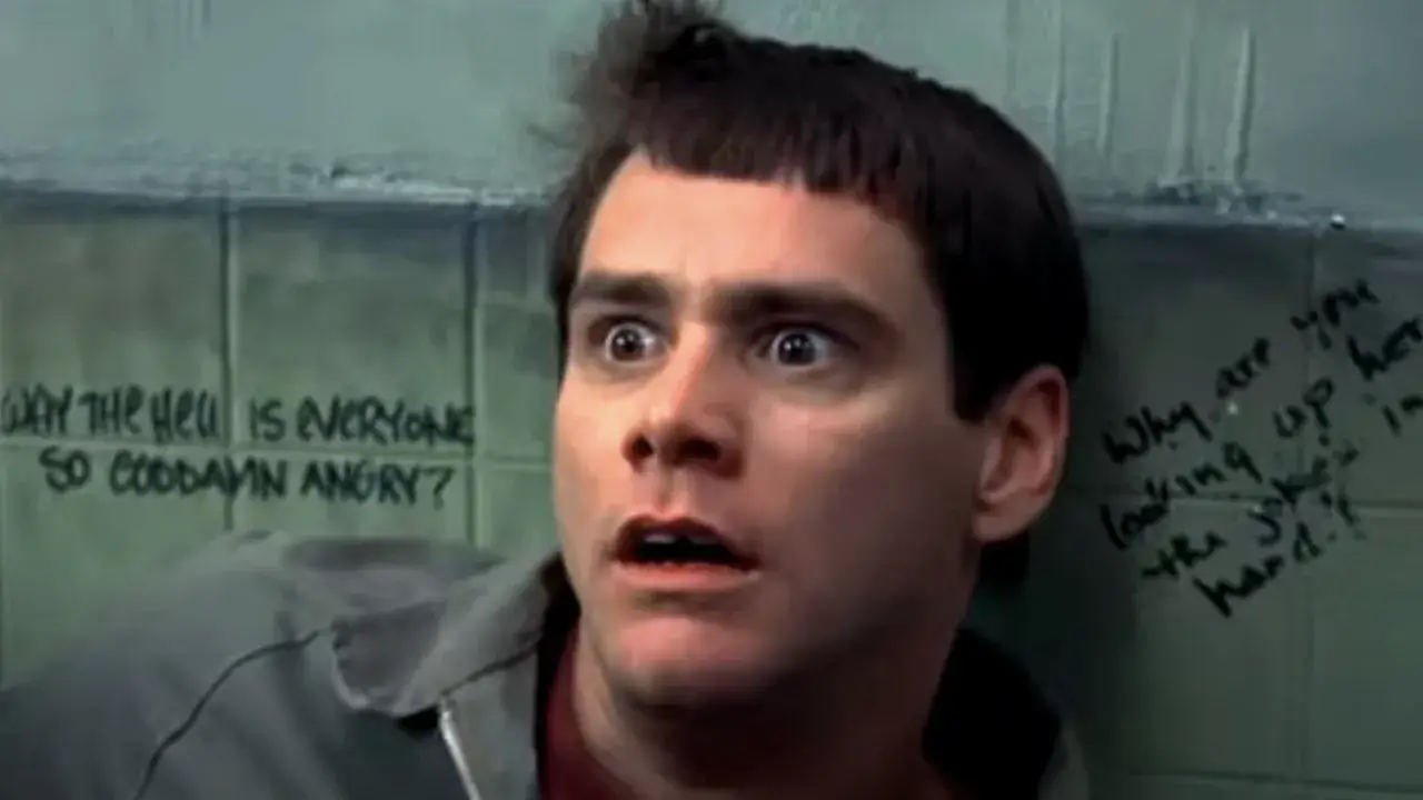 Jim Carrey in Dumb and Dumber.