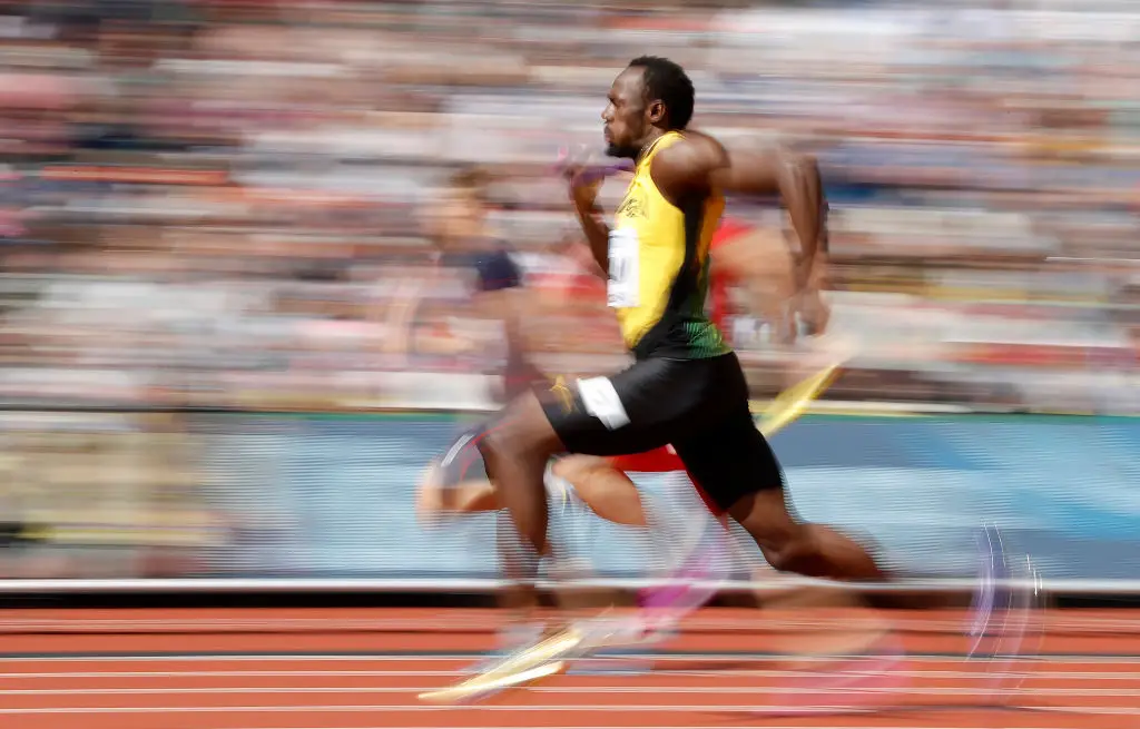 Yep, he's pretty fast (Tom Jenkins/Getty Images)