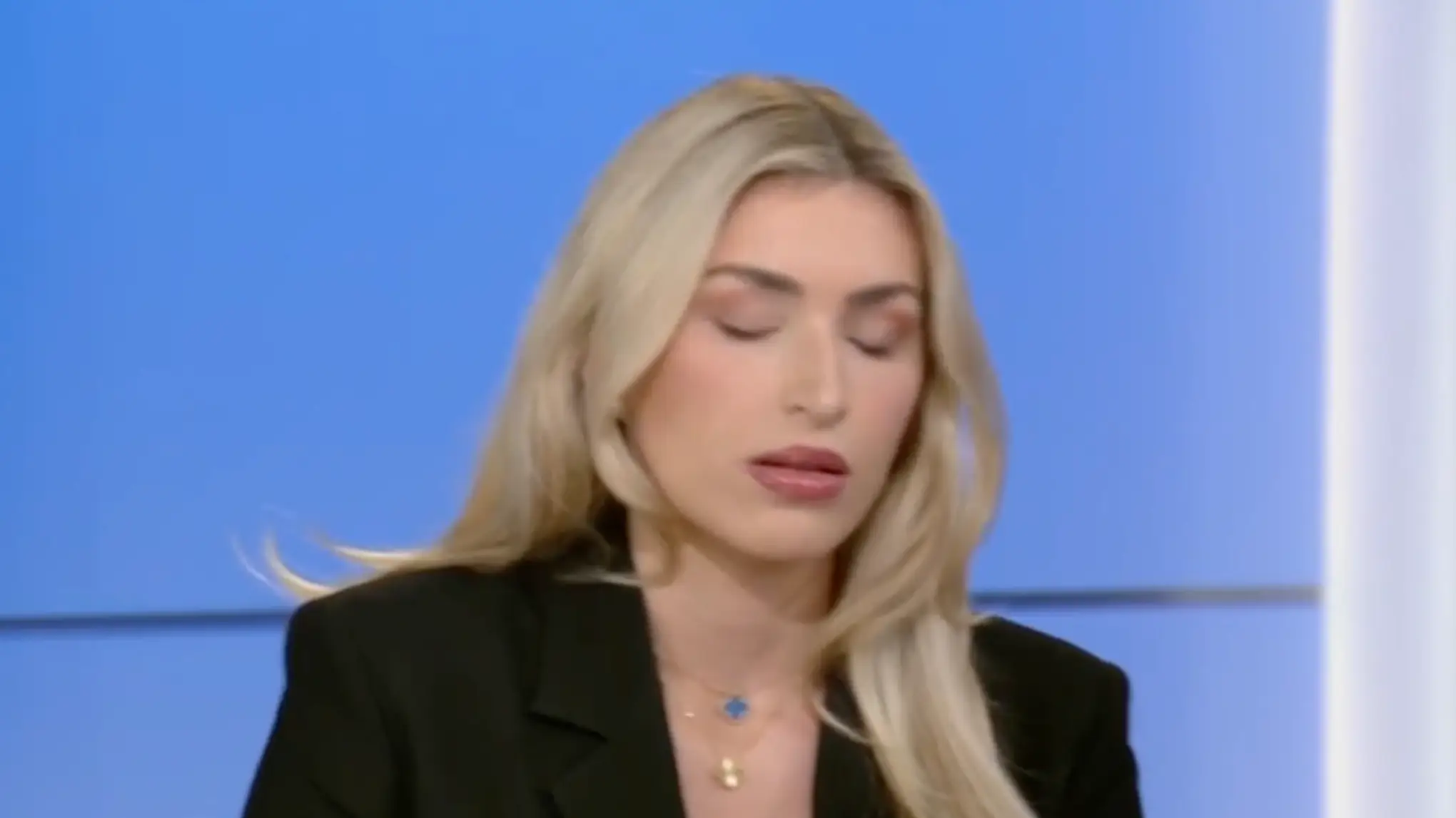 Guest faints live on air with crew rushing to help her as host is questioned for his response