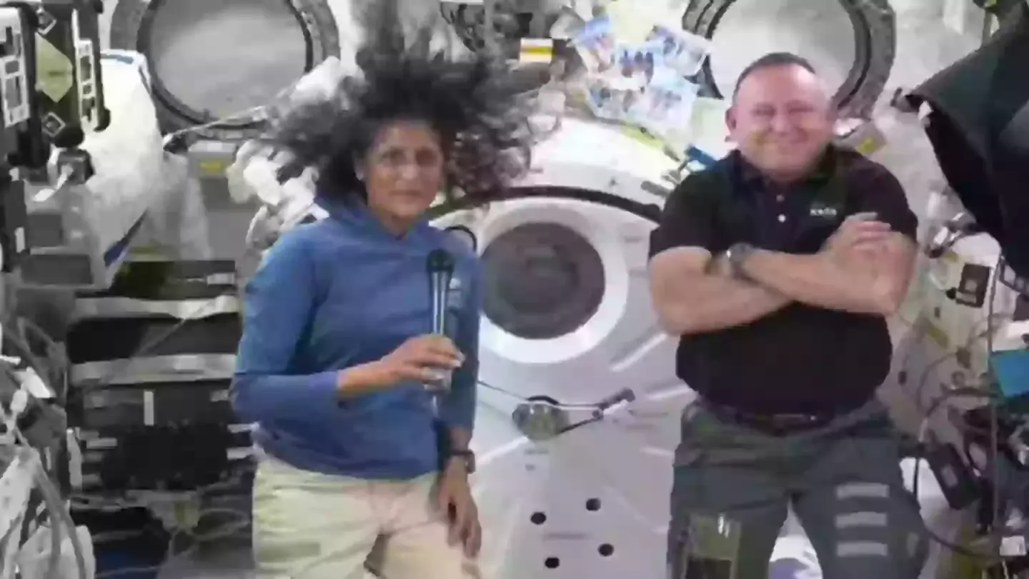 Wilmore, 62, and Williams, 59, have been stuck on the ISS for nine months (NASA)