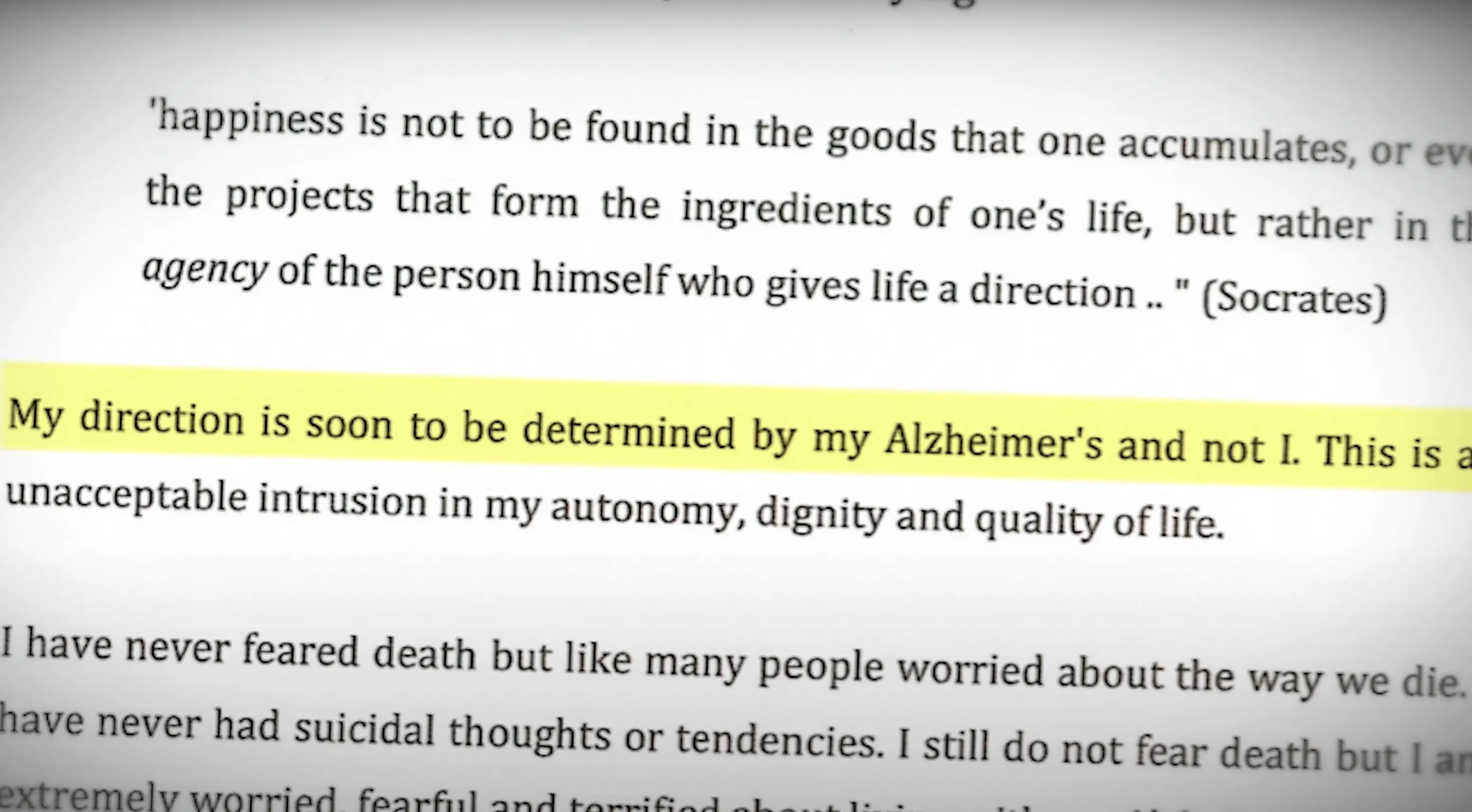 Alex had to write down why he wanted to kill himself (LADbible)