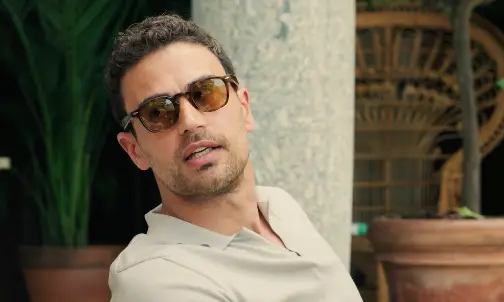 Theo James was reportedly surprised by the reported bust-up (Netflix)