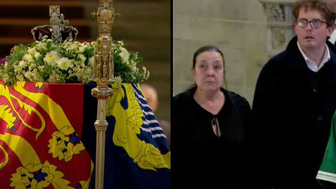 First people in queue to see Queen Elizabeth II have left crying