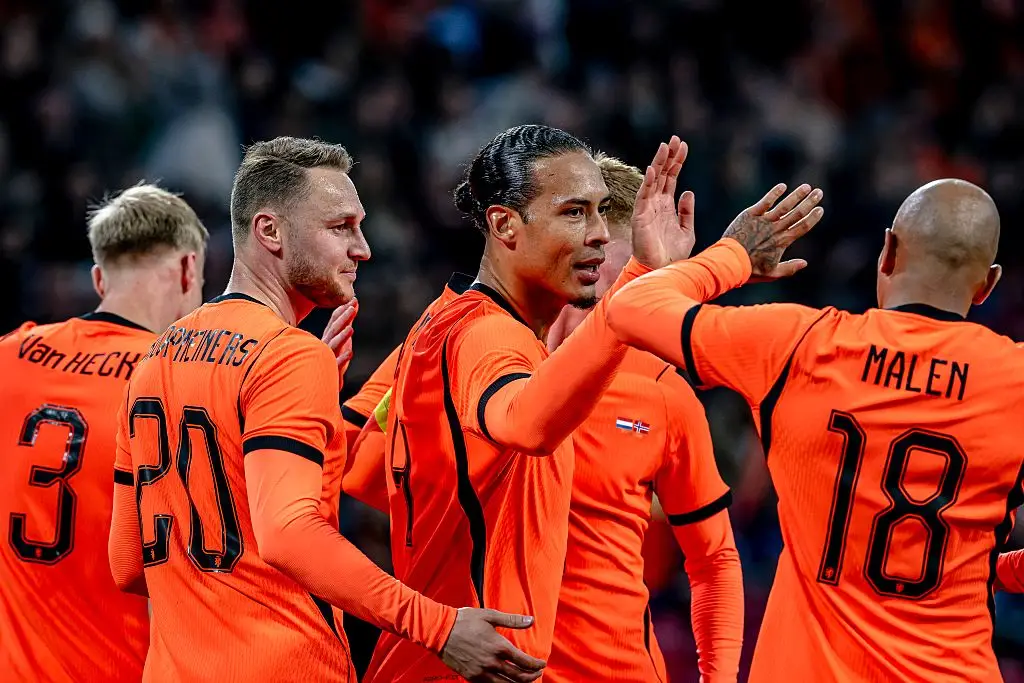 Orange still counts as 'colours of the flame' right? (Stefan Koops/EYE4IMAGES/NurPhoto via Getty Images)