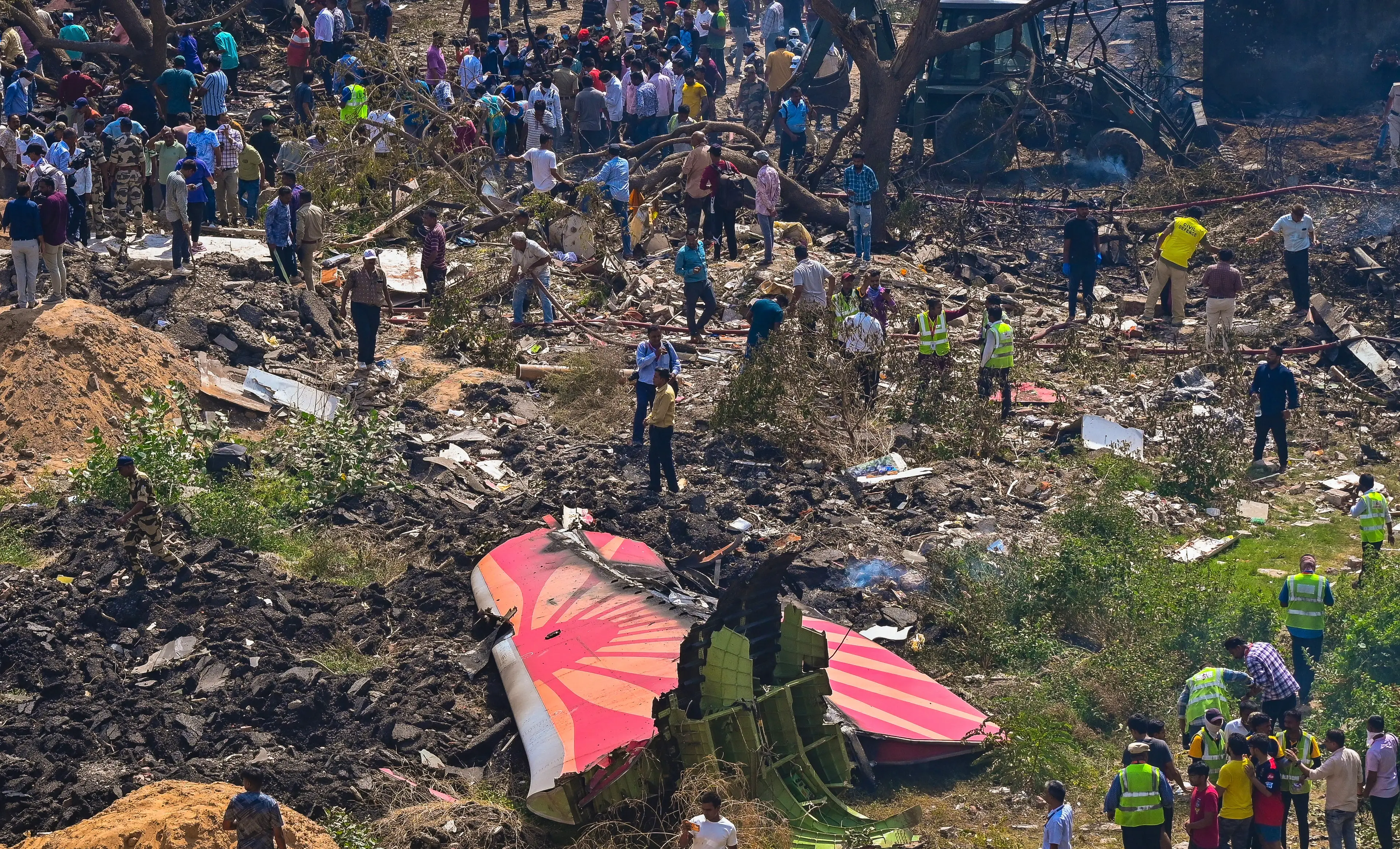 Hundreds of people were killed in the horror crash (Saurabh Sirohiya/NurPhoto via Getty Images)