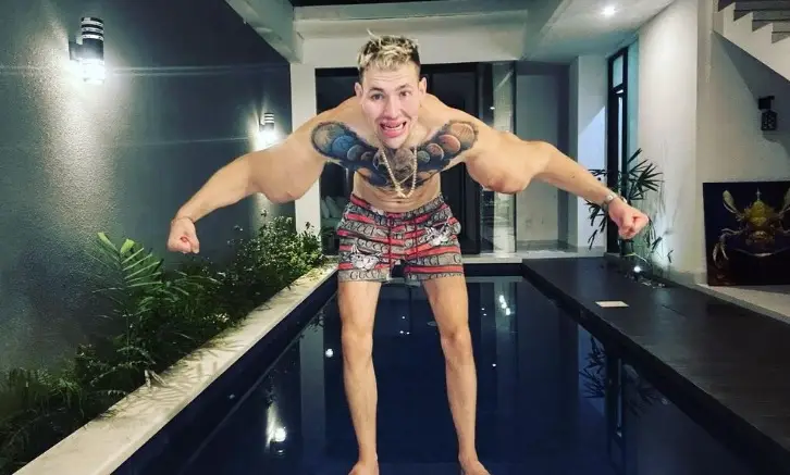 He's had surgery to remove petroleum jelly and dead tissue from his arms but the damage has been done.