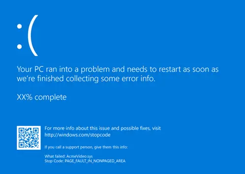 The sad face was rubbing salt in the wounds (Microsoft)