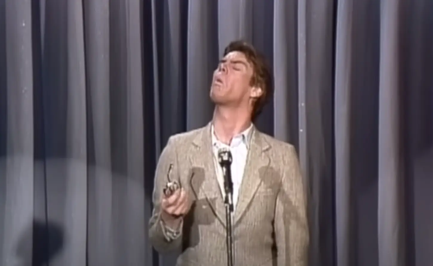 Carrey made a name for himself on the Tonight Show (YouTube/Johnny Carson)