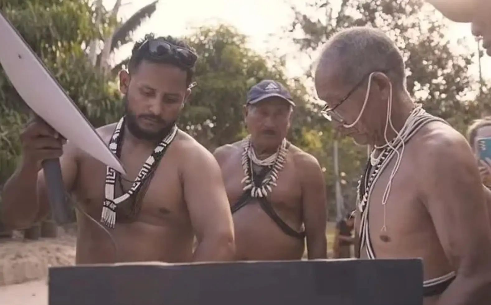 The Marubo people gained access to the internet in 2022 (Flora Dutra/NAVI global)