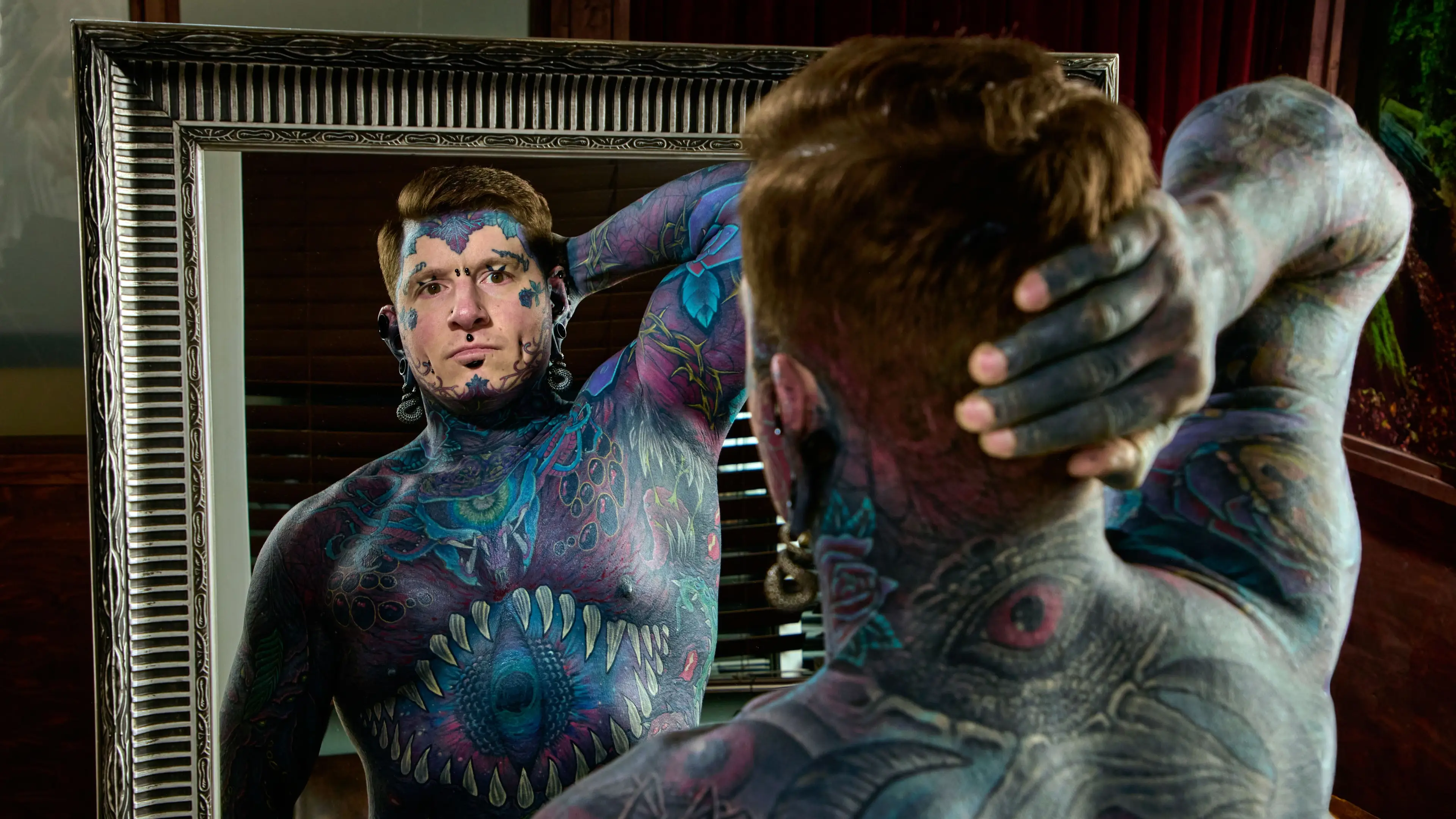 Remy Schofield is 90% covered in tattoos (Guinness World Records)