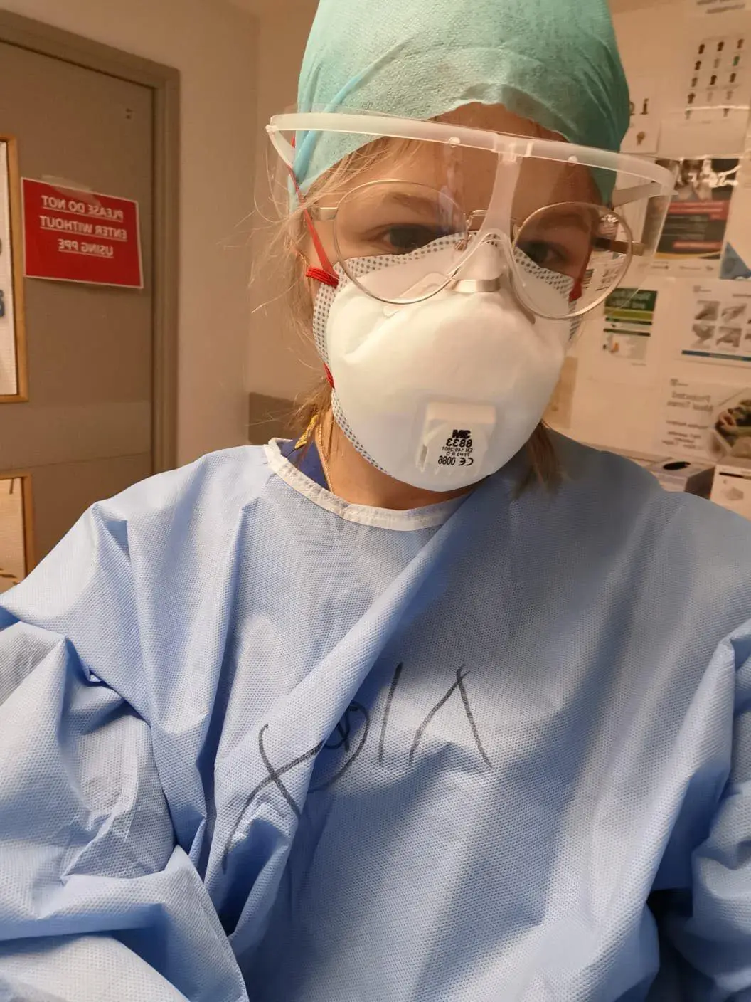 Alex volunteered to work night shifts during the covid outbreak.