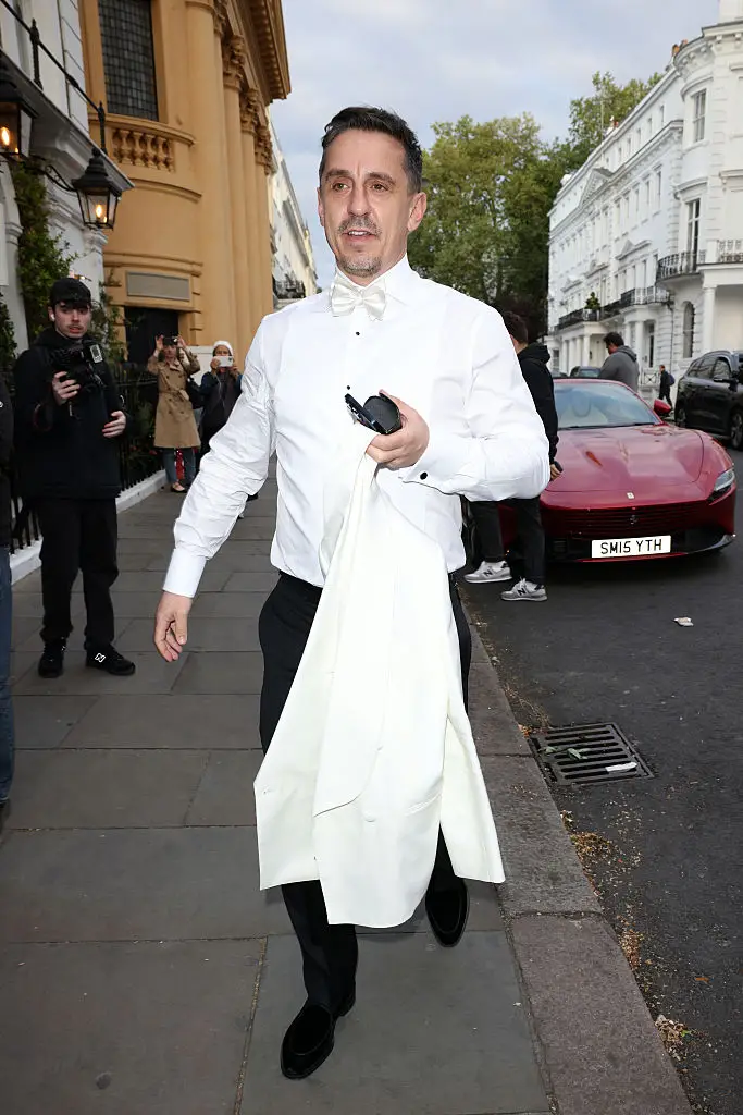 Gary Neville was also in attendance (Neil Mockford/Getty Images)