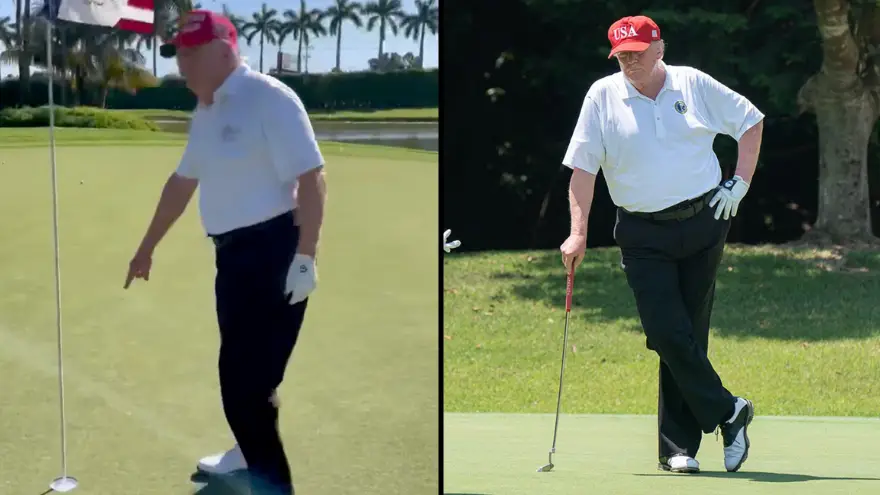 Twitter/Taylor Badowich. White House Photo/Alamy