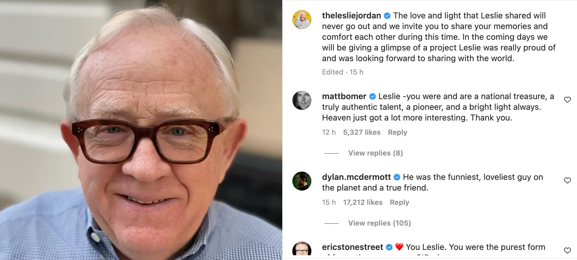 Tributes to the actor have been pouring in.