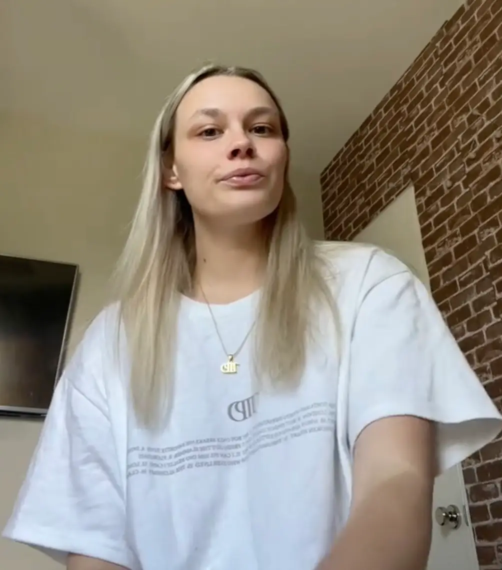 Madi Marotta's bikini pics had an unexpected surprise in too (TikTok/@madimarotta)