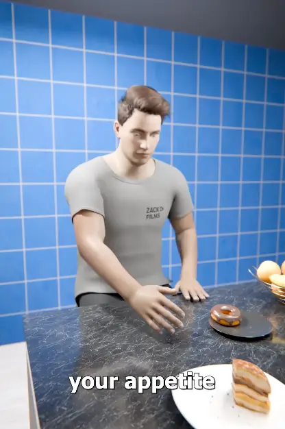 YouTuber Zack D. Films has shared a simulation video showing what Ozempic does to your body (YouTube/Zack D. Films)