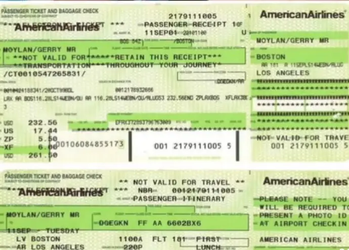 Gerry Moylan was supposed to be on American Airlines Flight 11 which crashed into the North Tower, killing all those onboard and thousands on the ground (TikTok/@scragola)