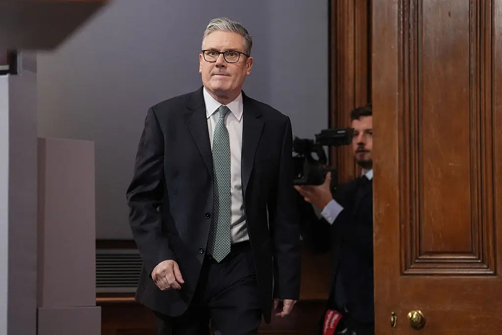 Keir Starmer has said the government needs to 'do more' to protect children online (Jordan Pettitt / POOL / AFP via Getty Images)