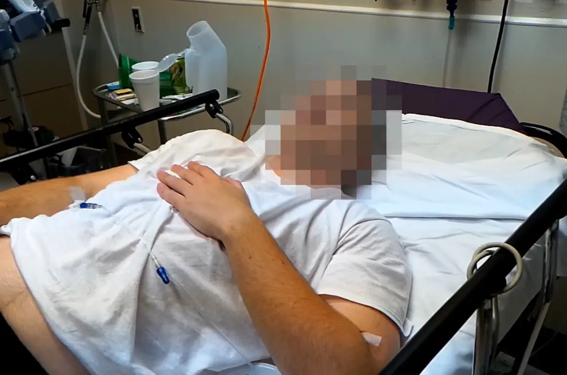 He'd been admitted to hospital several times in the span of a few months with 'massive vomiting' (YouTube/@‌lmellick)