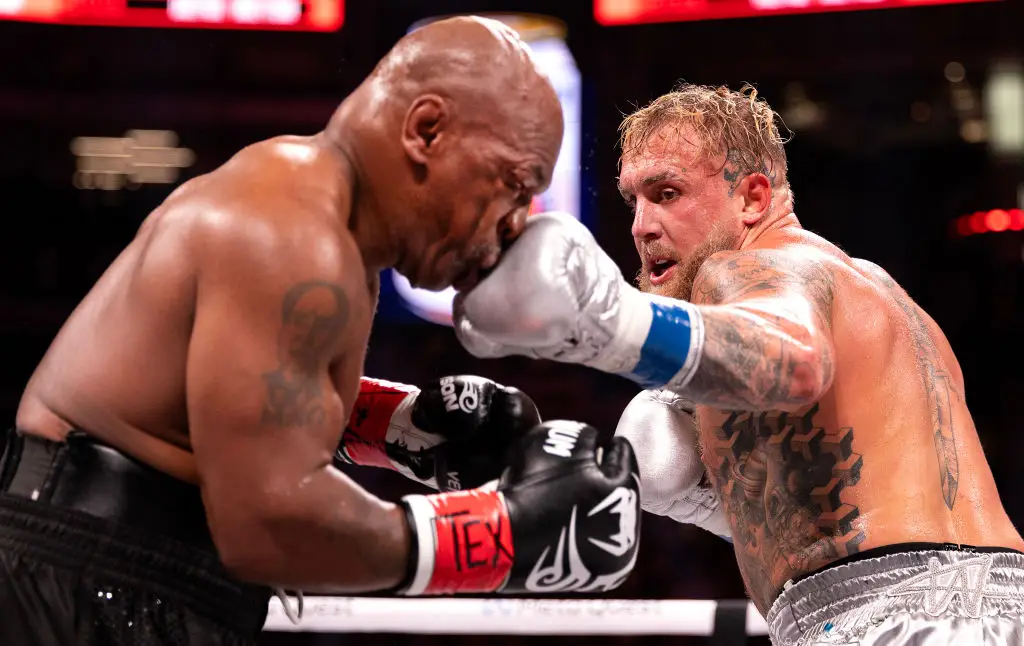 Jake Paul beat Mike Tyson on points (Al Bello/Getty Images for Netflix © 2024)