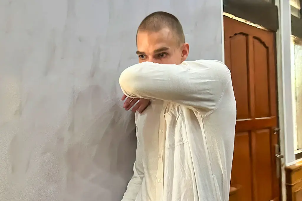 Luzian Andrin Zgraggen was handed a one-year sentence for his actions (NI KOMANG ERVIANI / AFP via Getty Images)