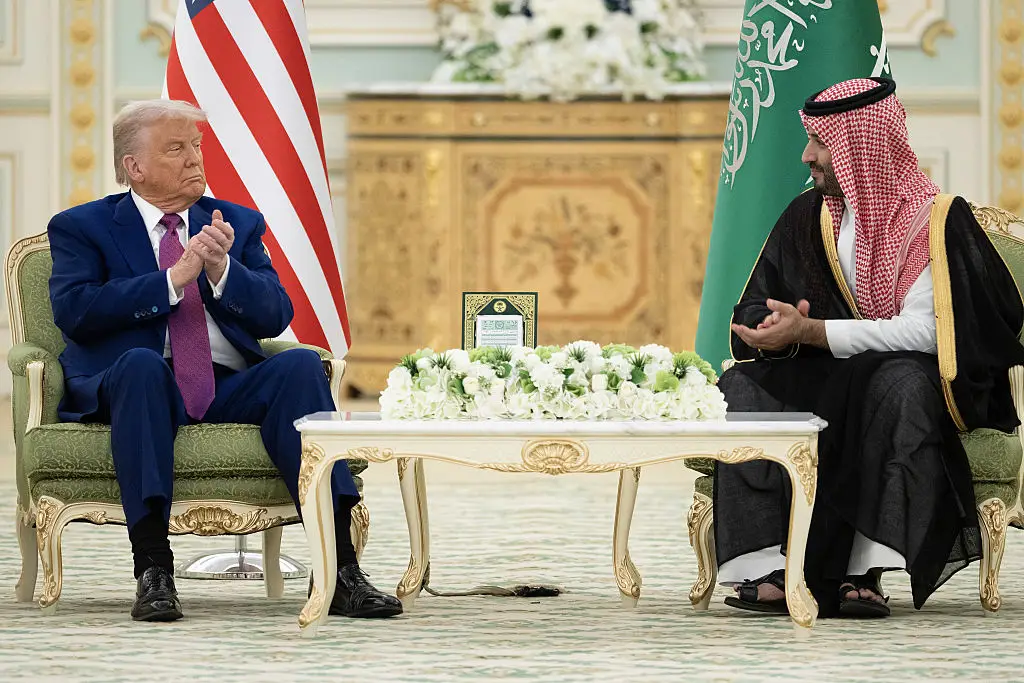 Saudi Arabia promised billions of dollars in deals with the United States (BRENDAN SMIALOWSKI/AFP via Getty Images)