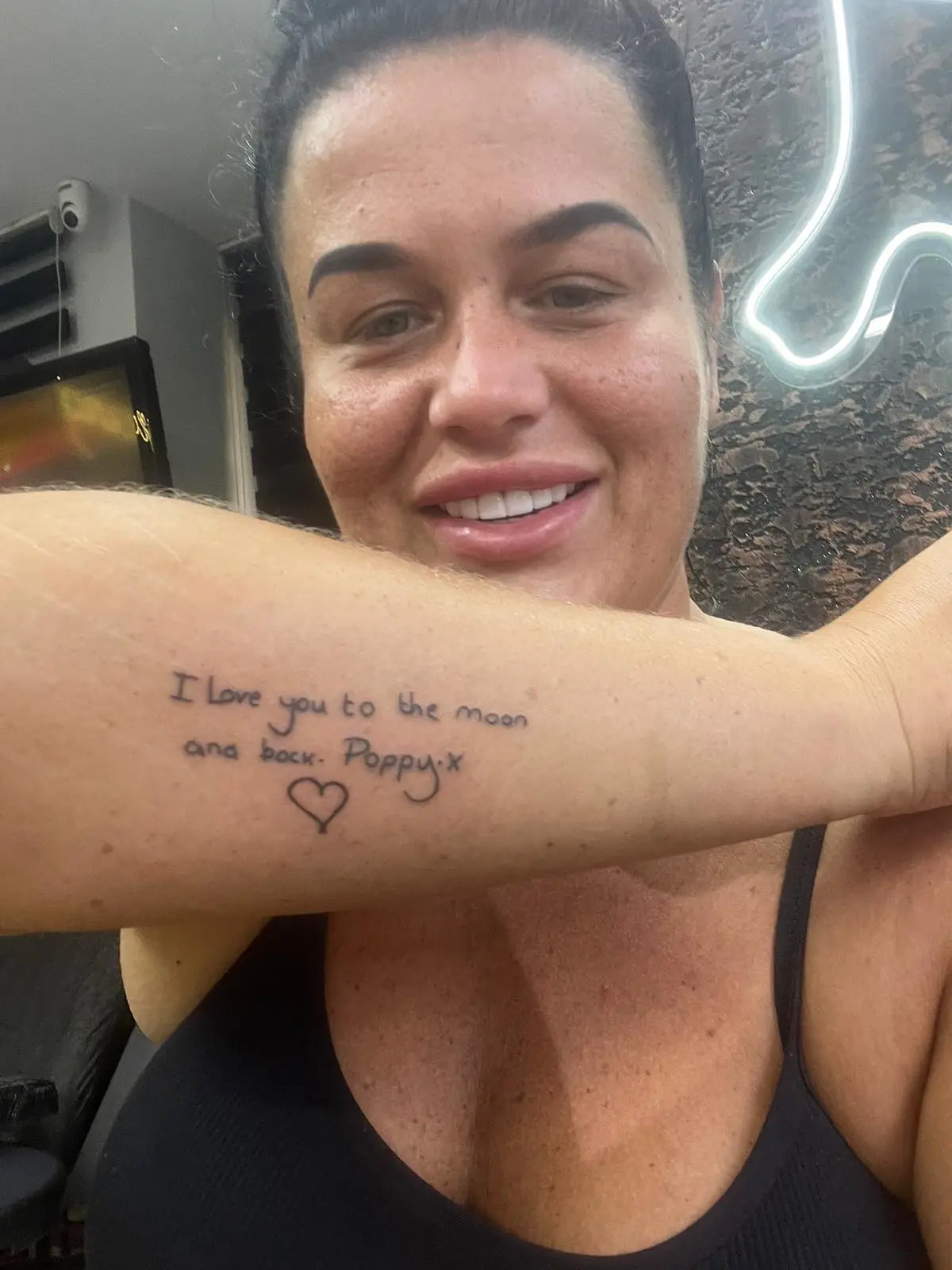 The desperate mum attempted to flee to Greece on a boat, but was stopped (GoFundMe)