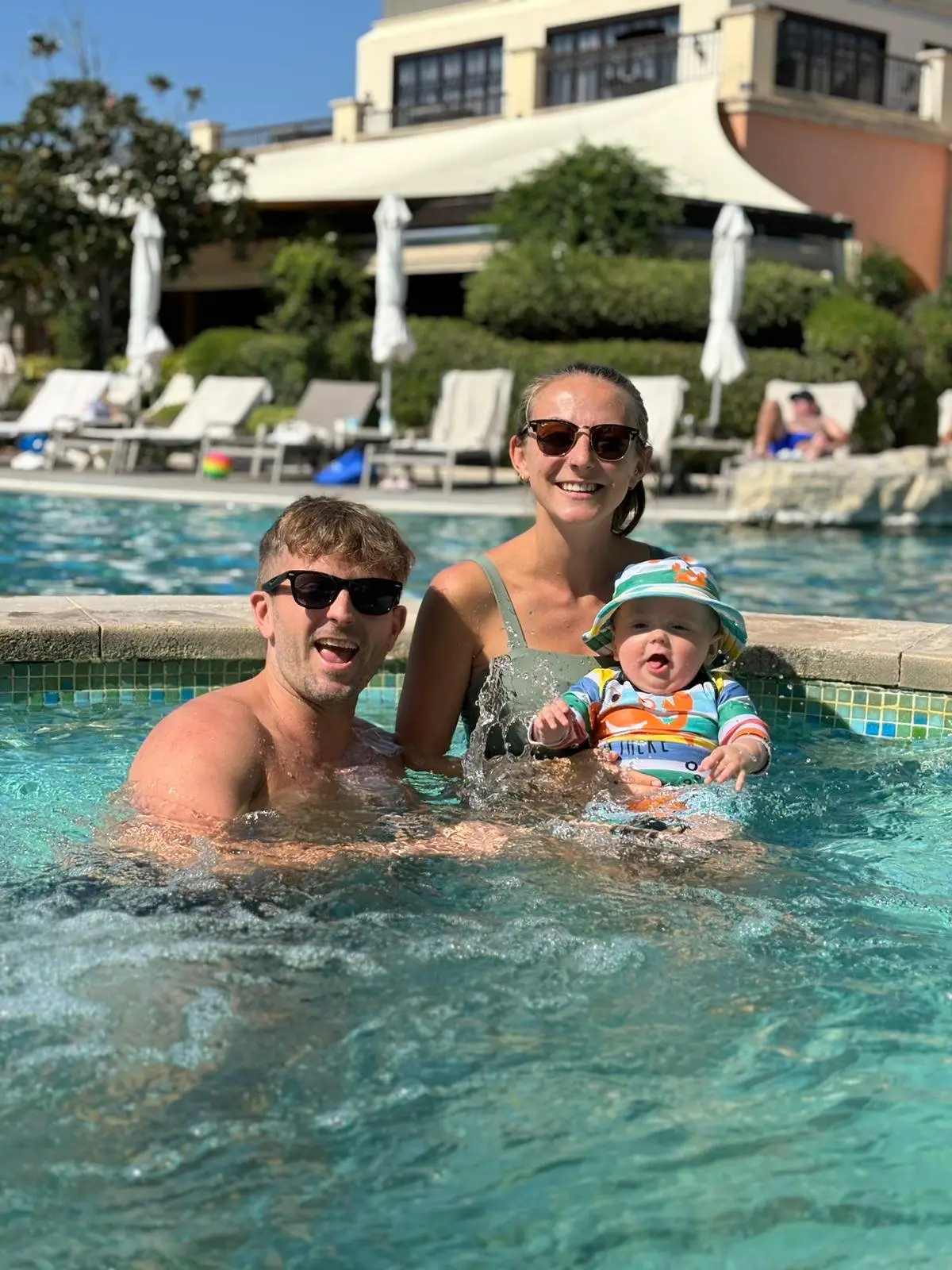 Charlotte Warner, 29, and her partner Paul Richard, 40. (SWNS)