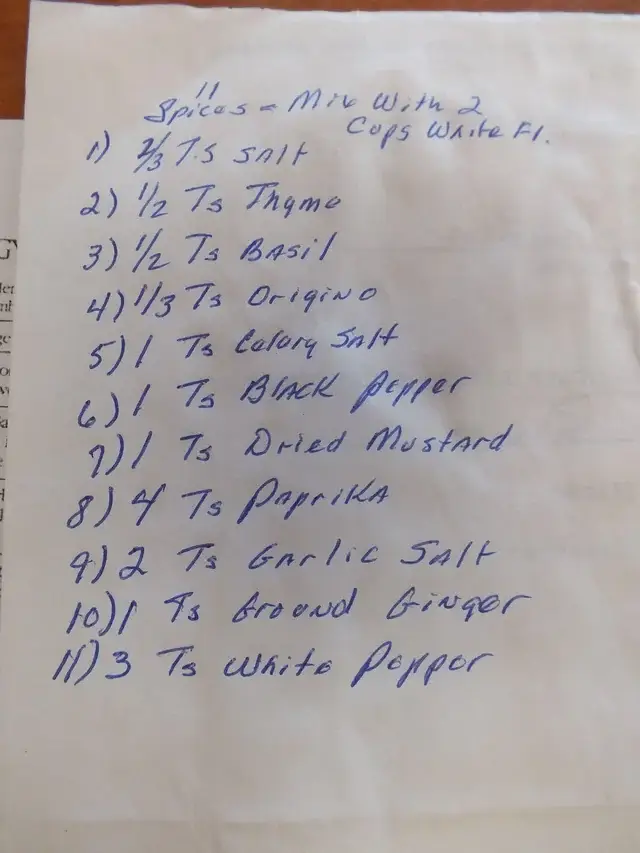 The note was handwritten on the back of a will.