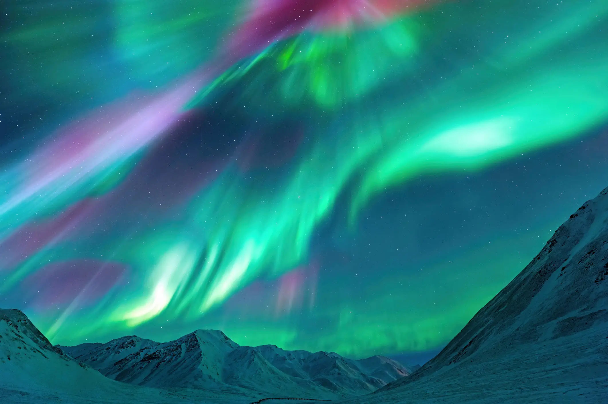 Those nearer to the Arctic are spoiled with sightings of the Northern Lights (Getty Stock Image)