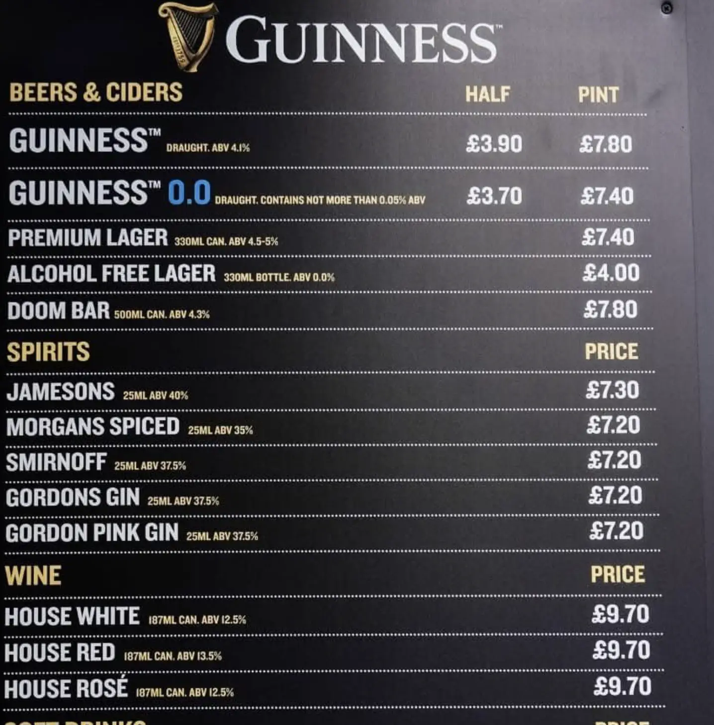 Not cheap at all (X/@PintsO_Guinness)