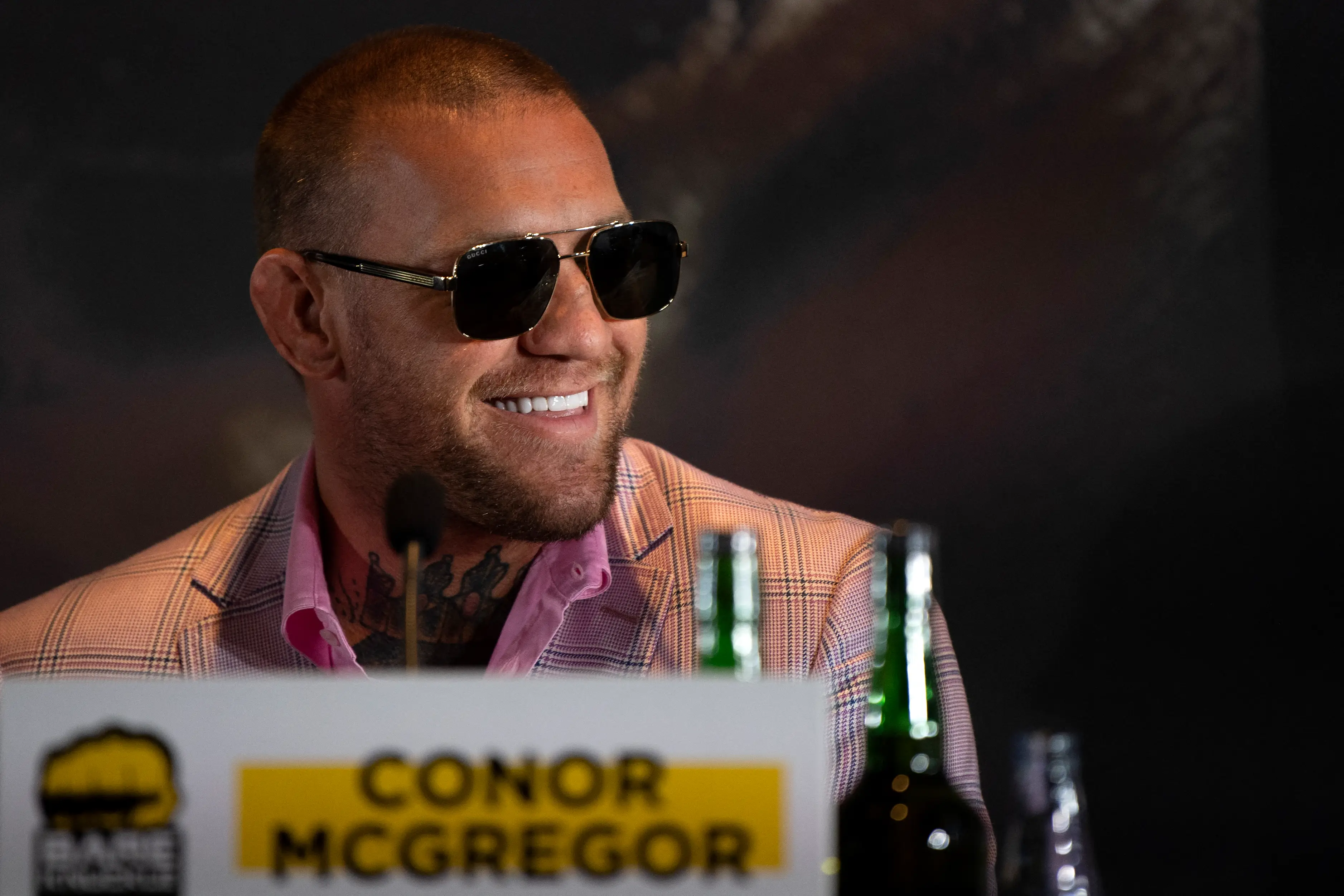 Conor McGregor went on a social media rant following the clash (JORGE GUERRERO/AFP via Getty Images)