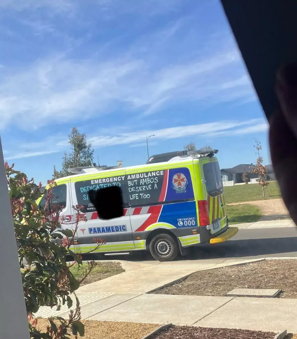 Police cars and ambulances were parked outside. (@NormeNorme/X)