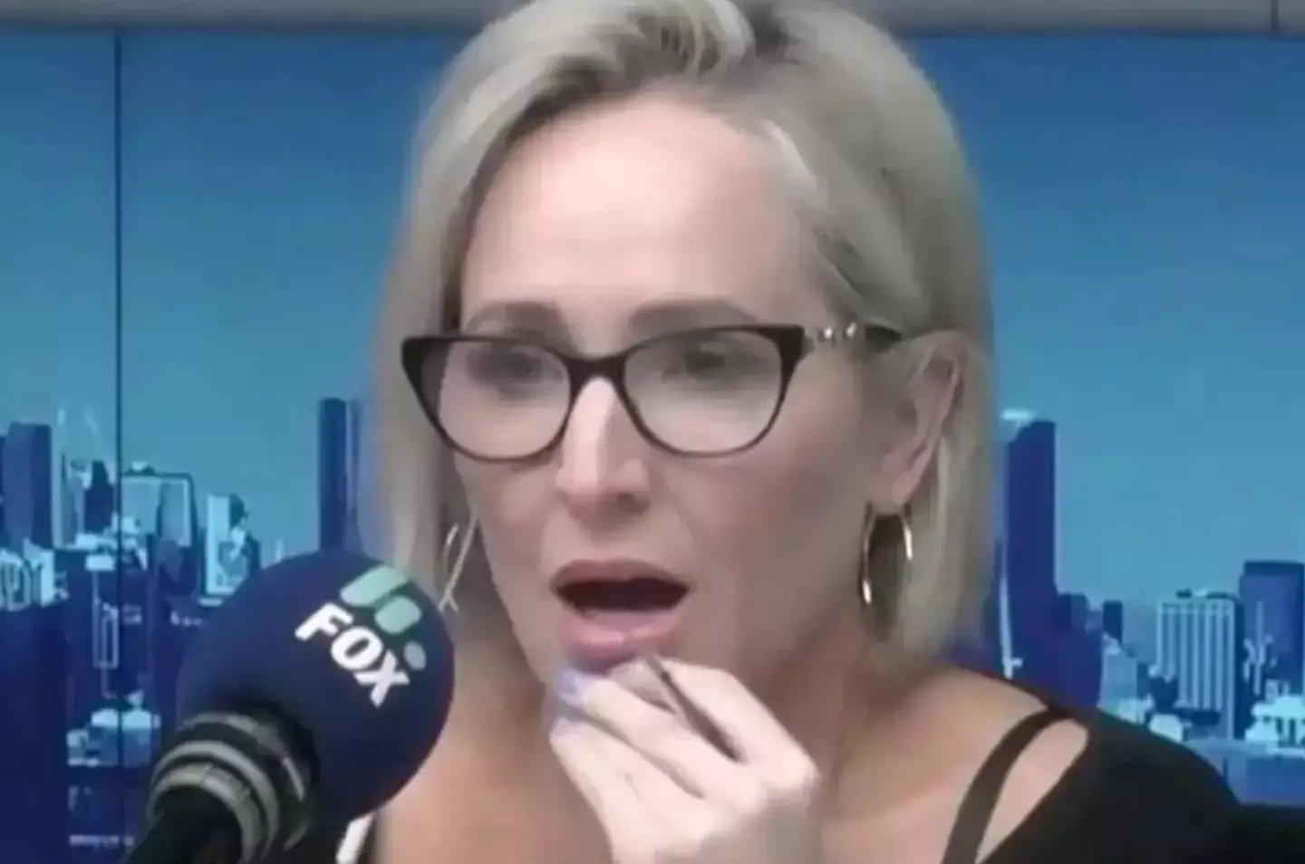 It made for an awkward moment.