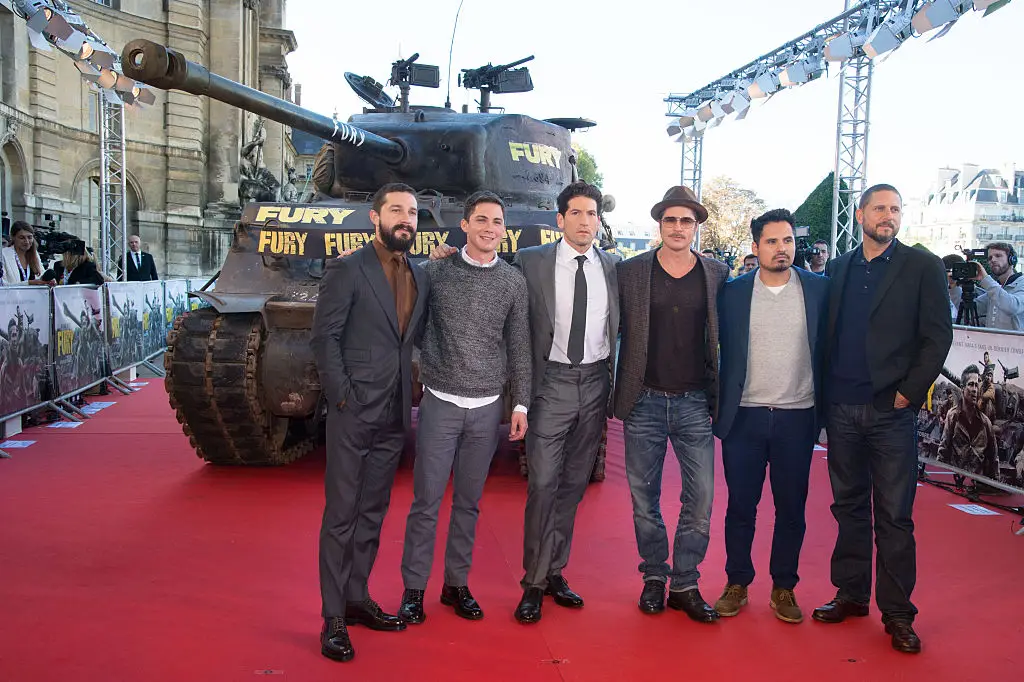 The cast of 2014's Fury (Stephane Cardinale/Corbis via Getty Images)