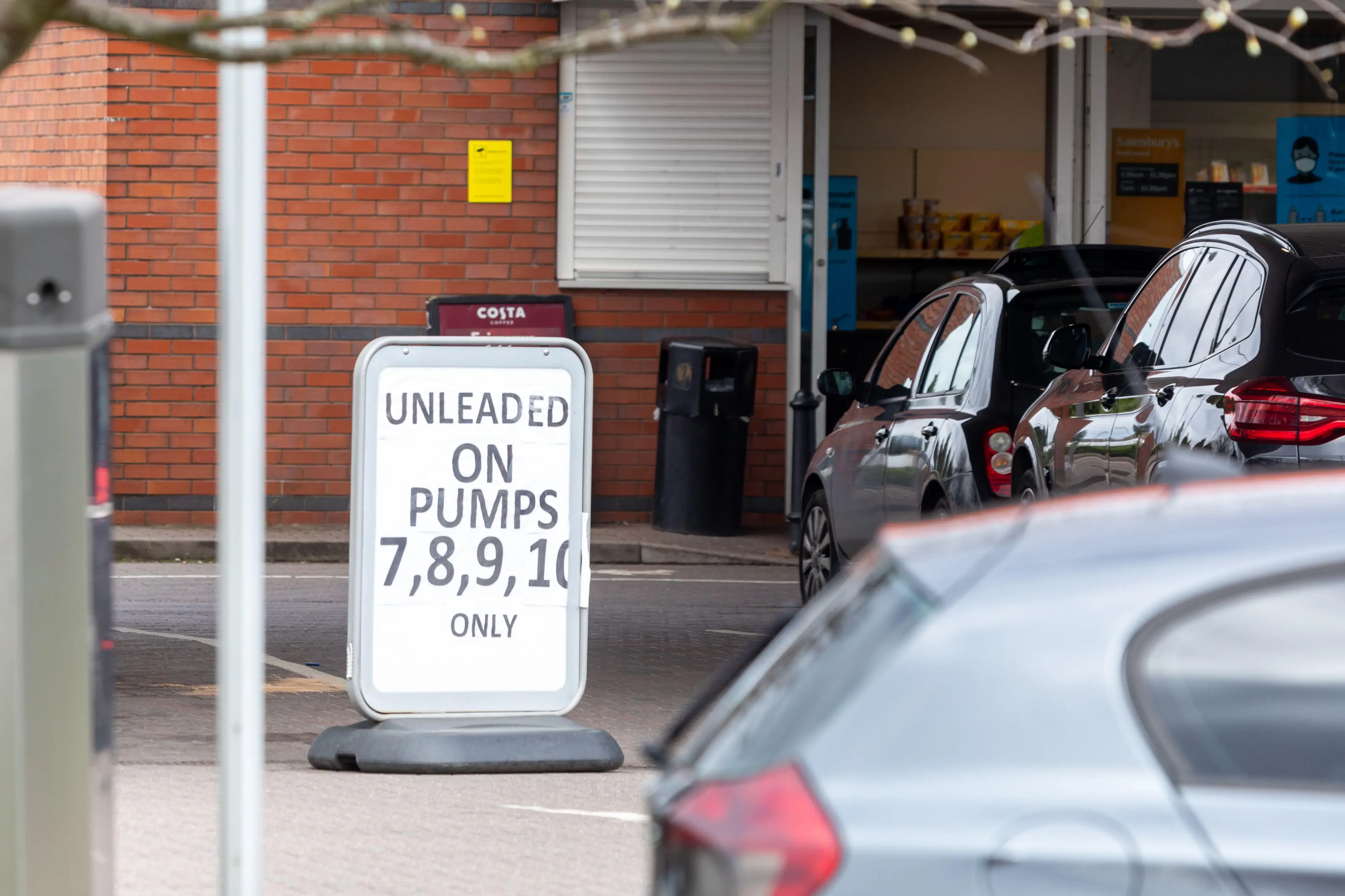 Petrol stations have had to close due to shortages.