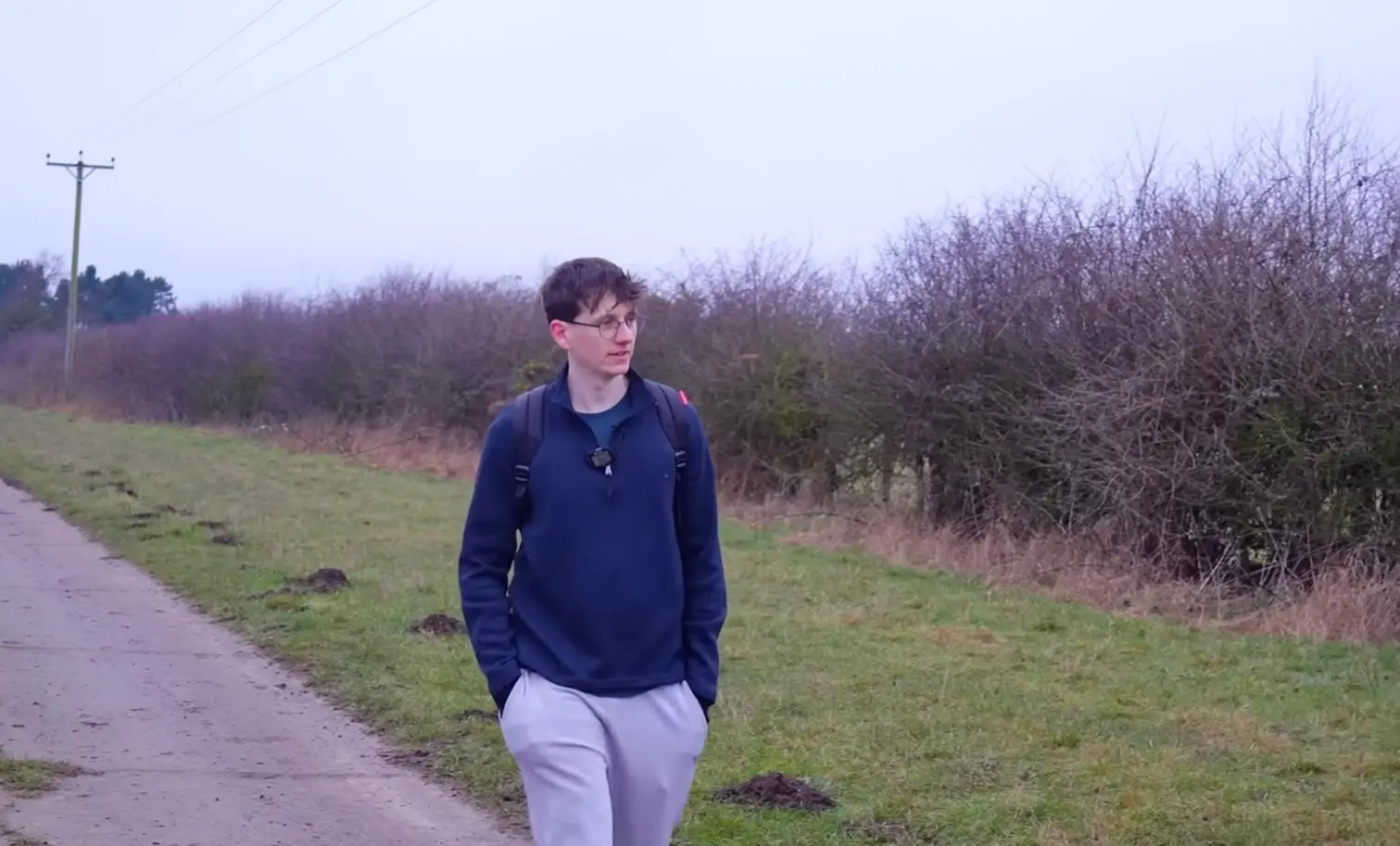 Jack Massey Welsh challenged himself to get through 100,000 steps in just one day (YouTube/JackSucksAtLife)