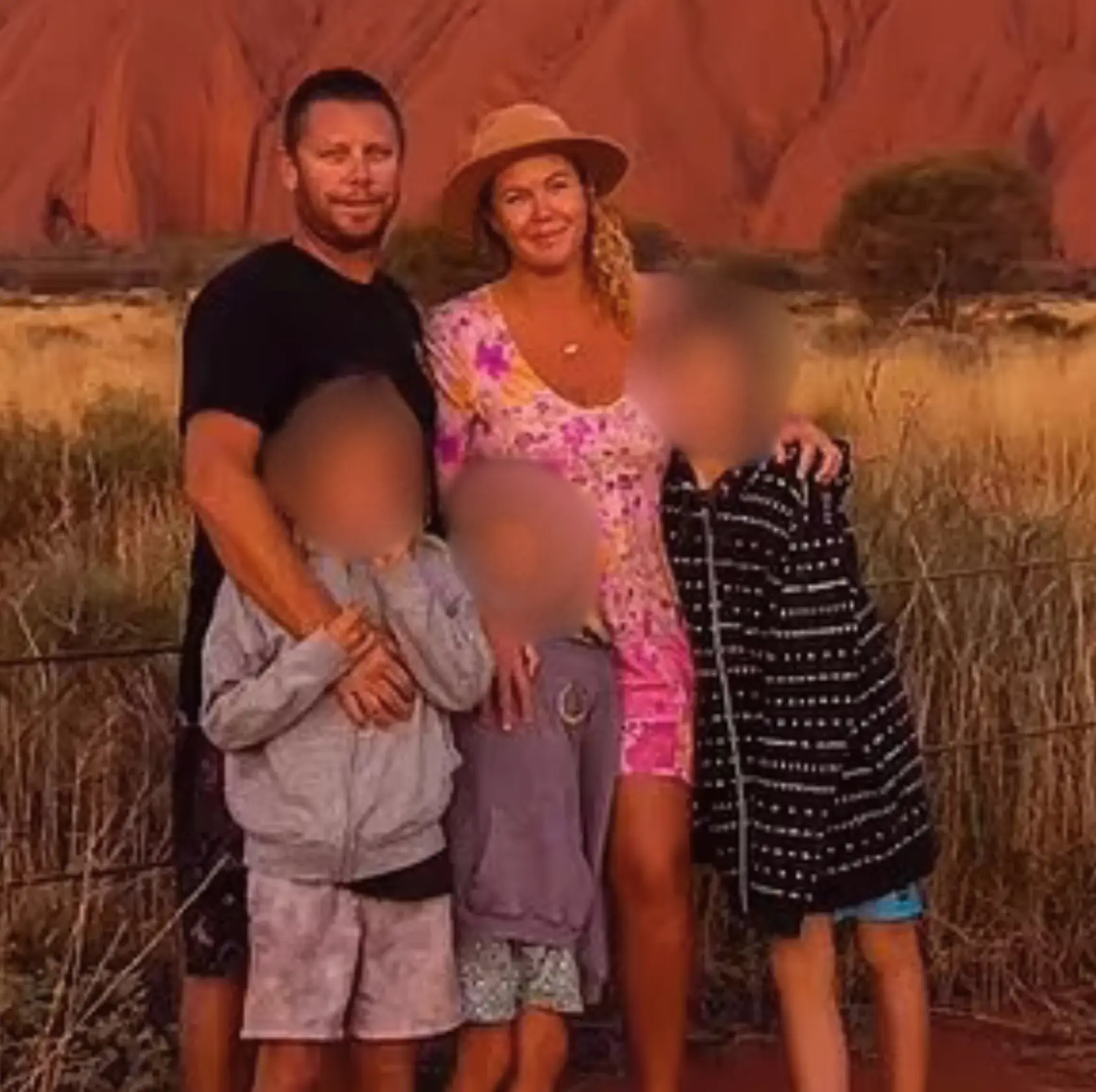 Alison Pope, her husband and their three children were travelling round Australia, but now they've lost a lot of money on a caravan that was never built. (GoFundMe)