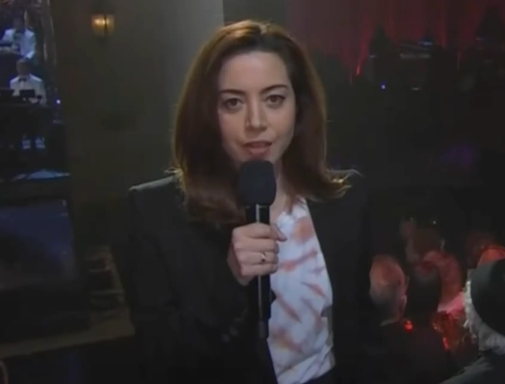 Plaza commemorated her husband with the outfit choice (NBC)