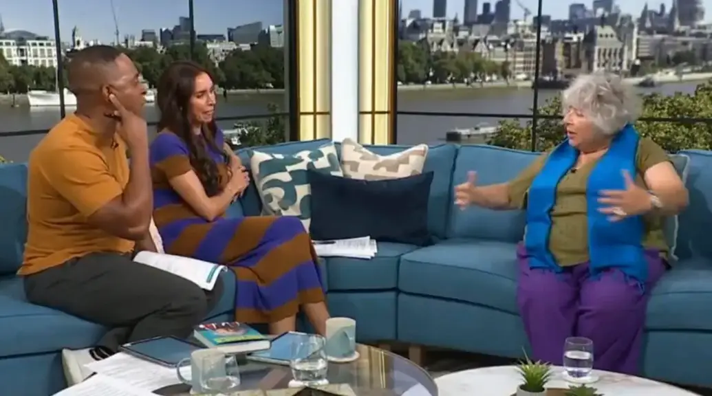 The actress said she did not intend to 'embarrass or hurt' the This Morning host (ITV)