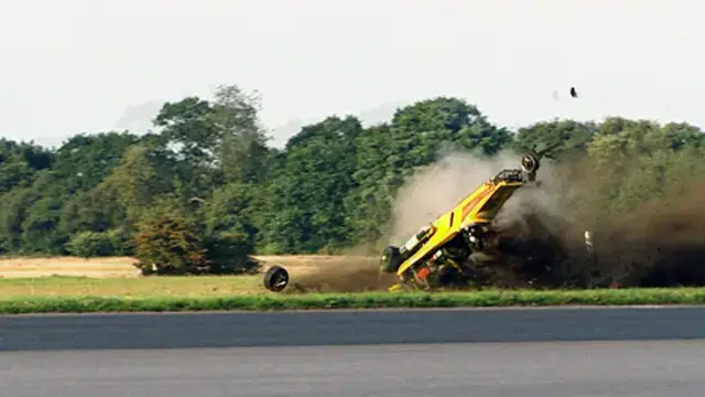 Richard Hammond was involved in two major crashes, one of which left him in a coma (BBC)