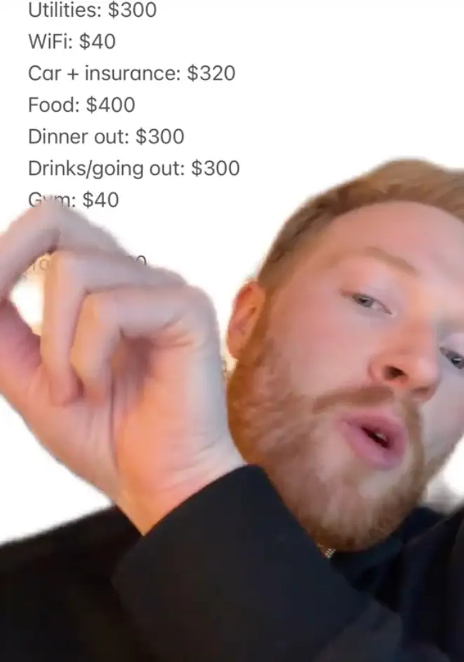 Ben wanted to work out whether he could find a holiday cheaper than his monthly expenses (TikTok/@ivebentraveling)