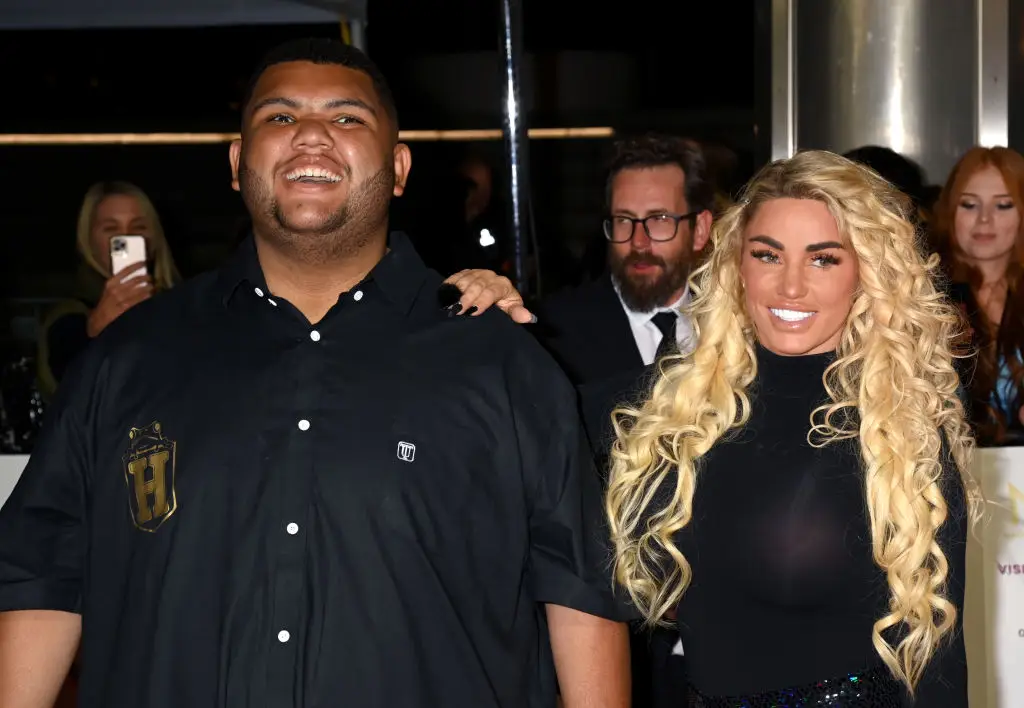 Katie Price and her son Harvey (Dave J Hogan/Getty Images)