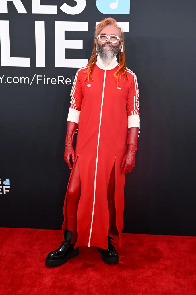 The star went with a sporty vibe (Gilbert Flores/Billboard via Getty Images)