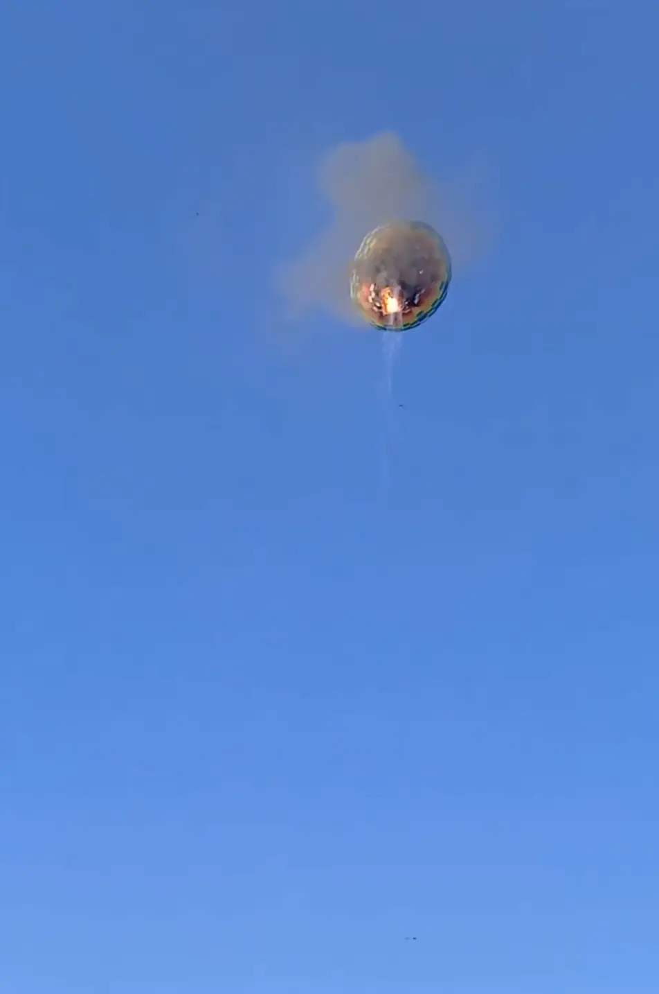 The hot air balloon crashed earlier today (21 June) (X)