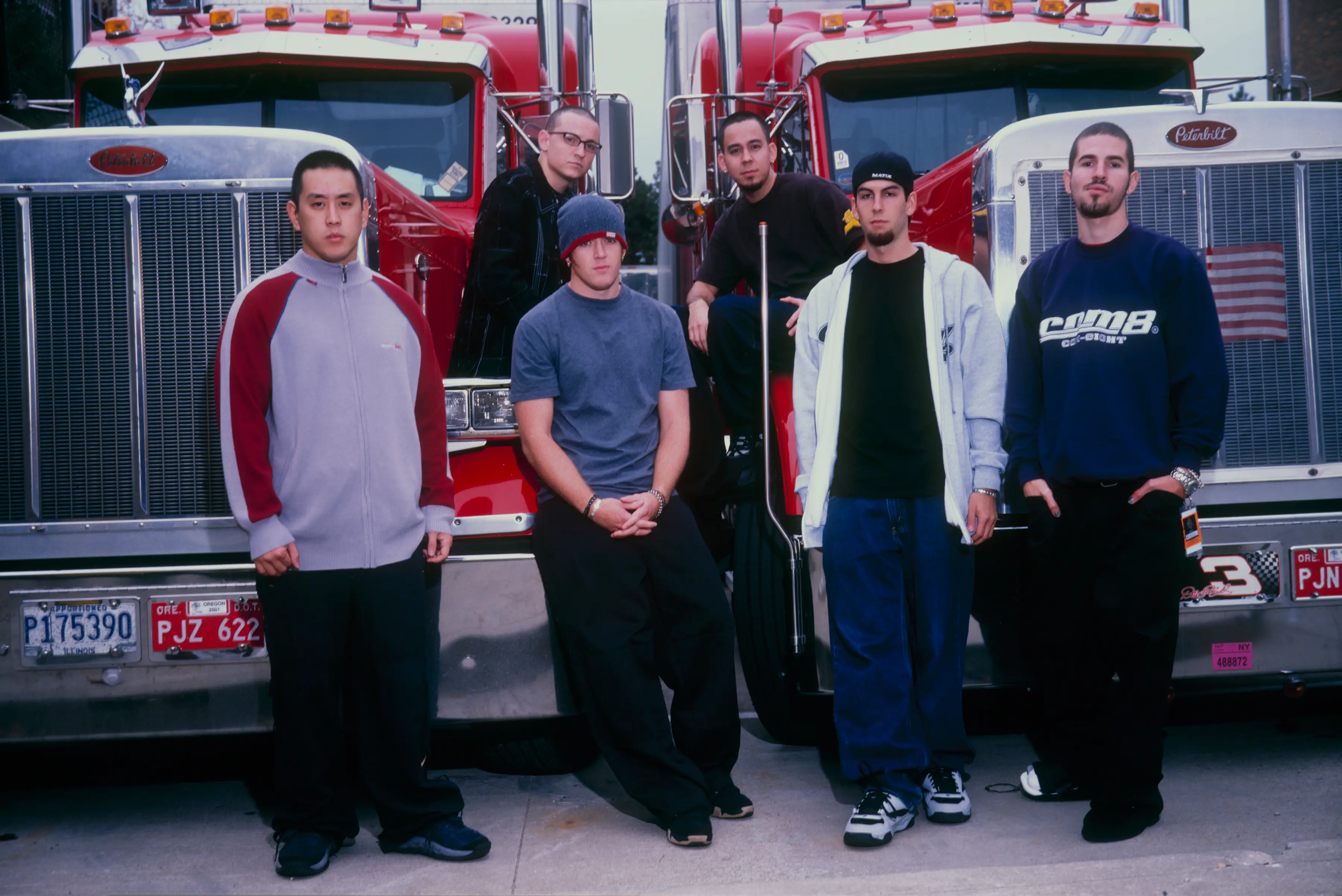 The original Linkin Park, including members added in the late 90s (Mick Hutson via Getty Images)