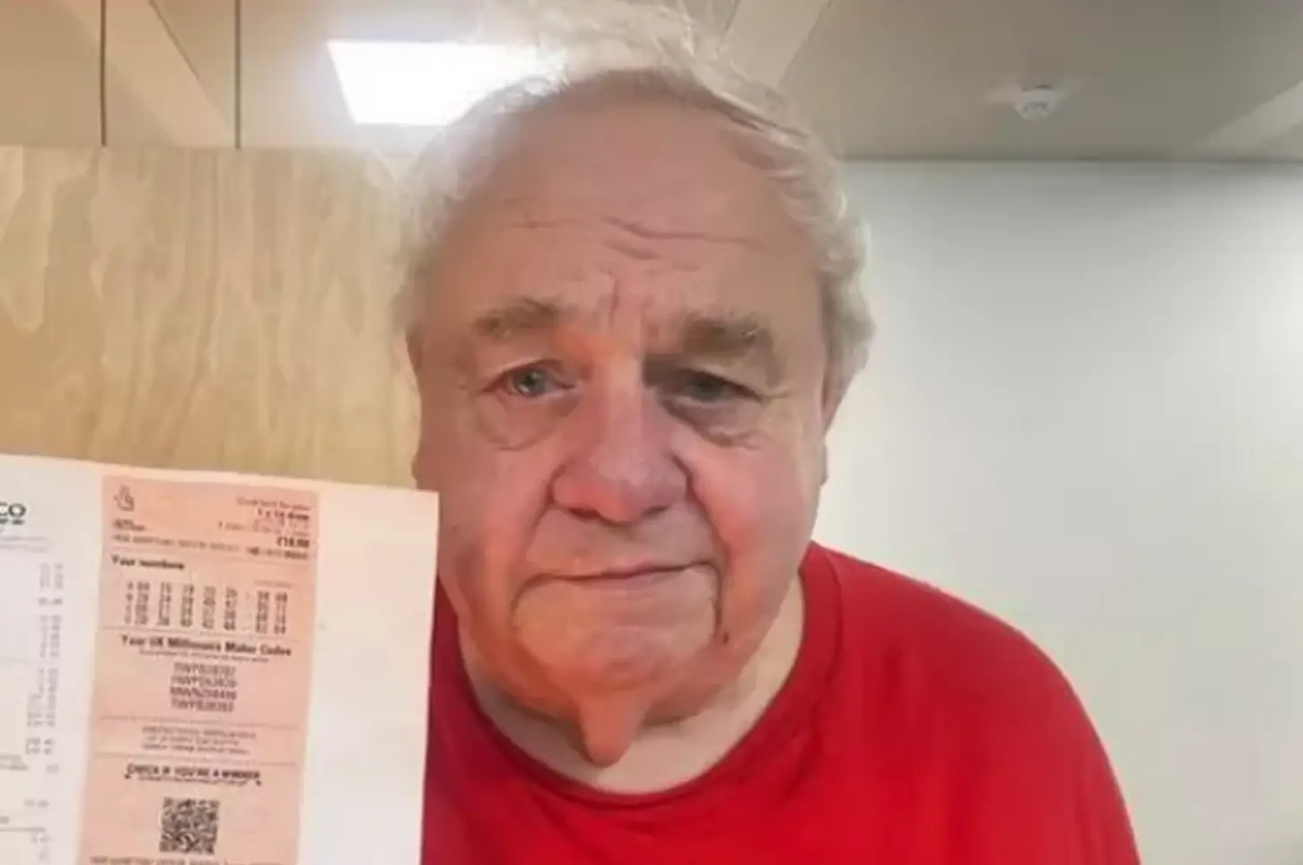 The 71-year-old says he has been waiting 34 days for the payout (Pete Daly)